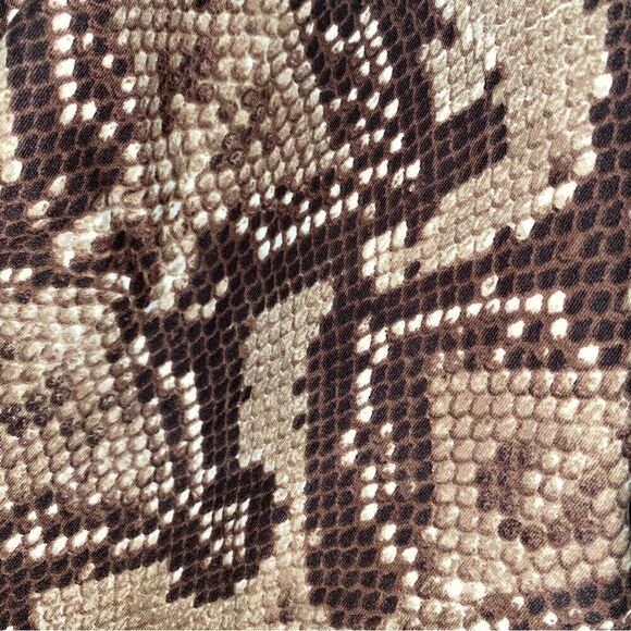 NEW! Coco Reef Plus 22W 44D Coffee Bean Brown Snake Print Twist Tankini Top - Picture 3 of 9